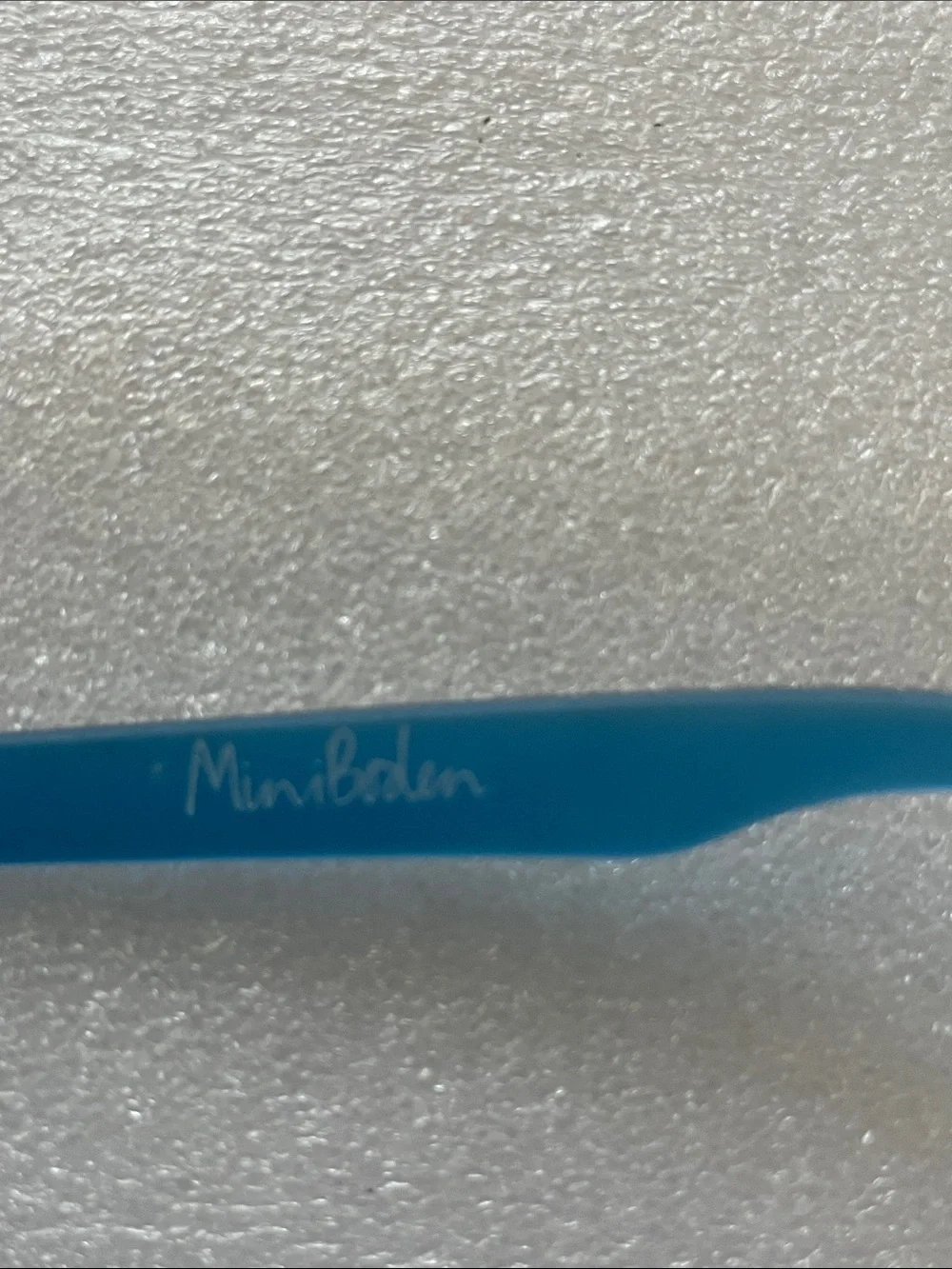 Mini Boden Bright Blue Kids Sunglasses Arm